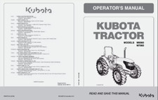 Kubota Tractor M6060 M7060 ROPS Operators Manual