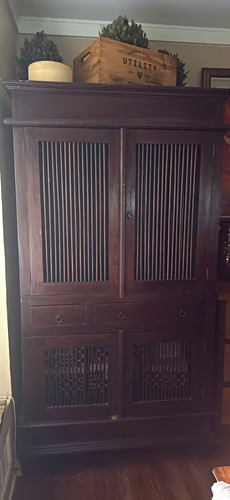 Farmhouse armoire - farmhouse,