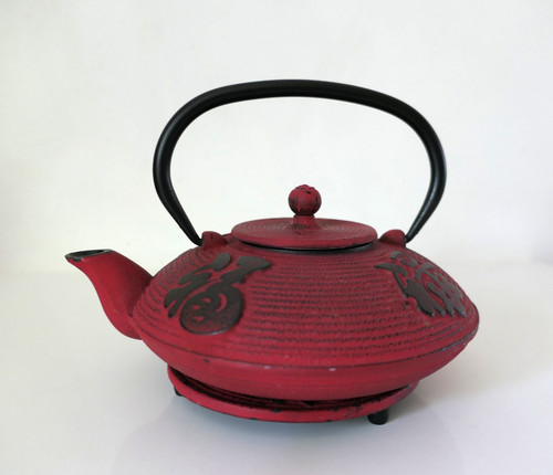 Théière japonaise rouge - , en