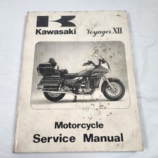 Genuine Factory Kawasaki Service Repair Manual Book Voyager Xii  ZG1200 1986