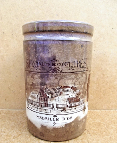 Ancien pot confiture - à,