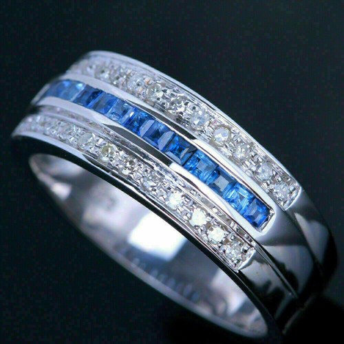 Bague pour homme blanc - en, or