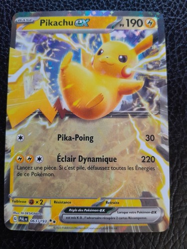 Carte pokémon pikachu - pokémon,