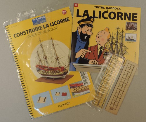 Tintin construire licorne - tintin, la