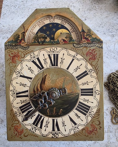 Warmink clock dial and - clock,