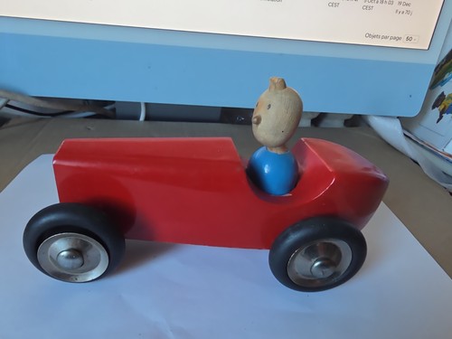 Bolide rouge tintin de - rouge,