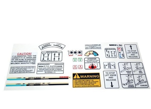Jeu décalcomanies tracteur - jeu, de
