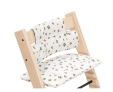 Stokke Tripp Trapp Classic Cushion for High Chair Easy Wipe Lucky Grey Pattern