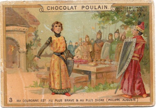 Chromo chocolat poulain ma - chocolat, /