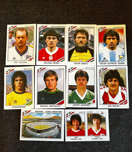 Lot stickers panini world - 10,