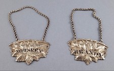 2 étiquettes de carafe en