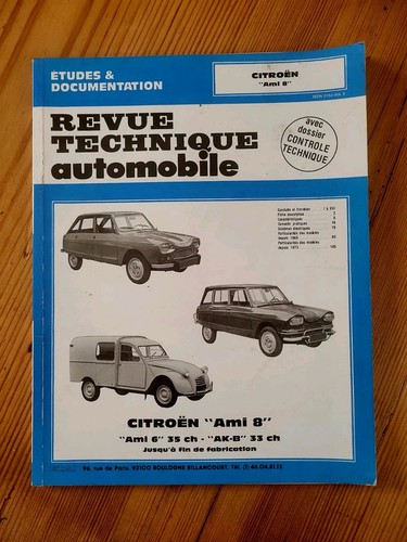 Revue technique citroën ami - technique,