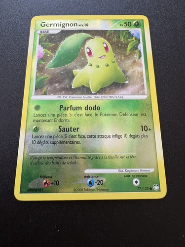 Carte pokémon germignon - carte,