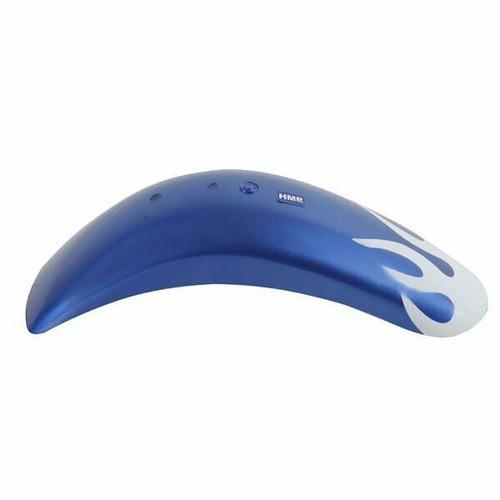 Garde boue flame - "flame", bleu-blanc