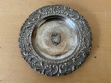 Plaque Ancienne Avec Écu - Alpaca - Utilisé