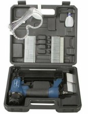 Scheppach Cloueuse Agrafeuse 2en1 à air pneumatique atelier maison bois 