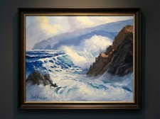 Tableau original huile paysage