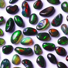 ★☆ BLACK OPAL from Ethiopia - Rolled stones sold by 3 - 0.3 to 0.7 cm ☆★