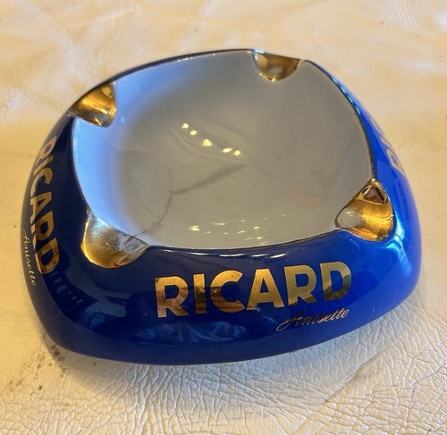 Cendrier ricard anisette bleu - cendrier,