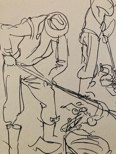 Gravure 1950 art - art, lithographie