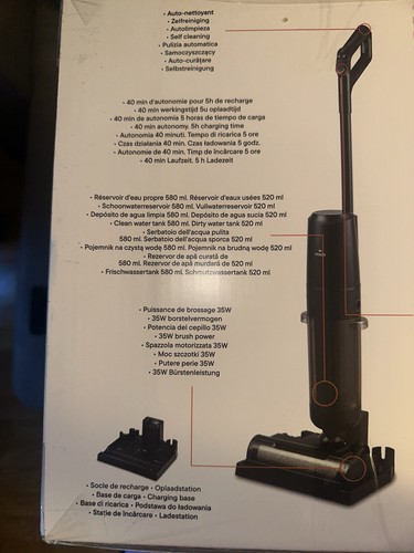 Aspirateur laveur sans - laveur, fil