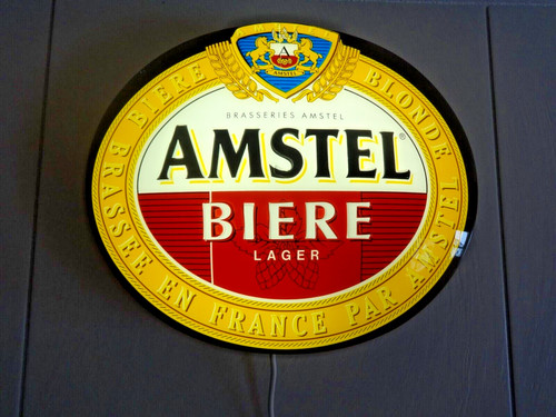 Enseigne lumineuse bar amstel - enseigne, "amstel
