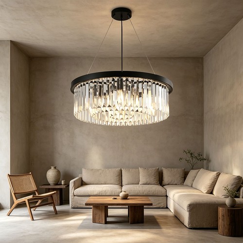 Moderne chandelier cristal - moderne,