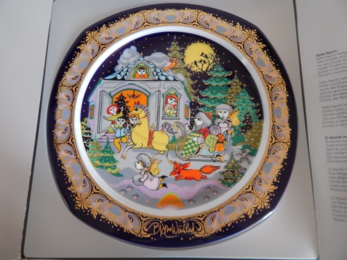 Ancienne assiette noël - de, en