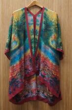 Cocoon House Monet Silk Kimono Jacket/Soft Surroundings St. Germain Topper - New
