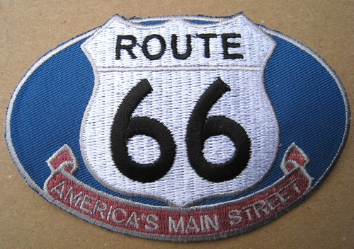 Patch ecusson route - 66, usa