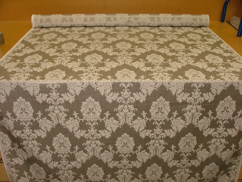 Rideau coton jacquard damask - coton,