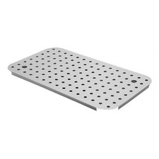 Faux Fond Pour Bac GN 1/3 Gastronorme 26x11,5 Cm En Acier Inox