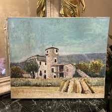 Huile Sur Toile Ancienne