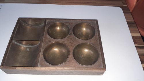 Ancien monnayeur bois et - ancien,