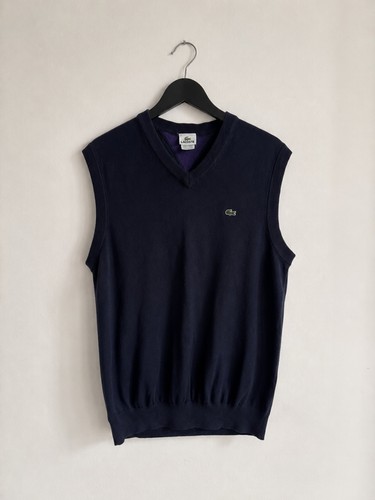 Pull sans manches lacoste bleu - sans,