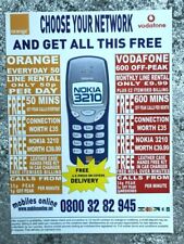 Collectable Original Vintage UK Magazine Advert Picture Ad NOKIA 3210