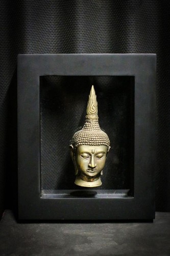 Cadre tête bouddha - cadre,