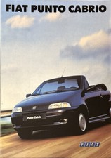 Fiat Punto Cabrio Prospekt Brochure Depliant 04/1996