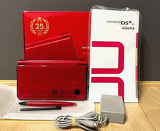 Nintendo DSi XL Super Mario Bros 25th Anniversary Console Tested w/ Box, Charger