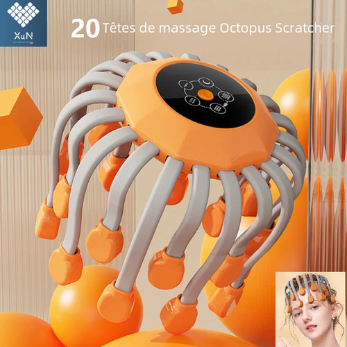 Masseur tête orange - tête,