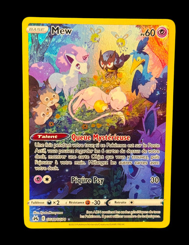 Carte pokémon mew gg10 gg70 - mew,