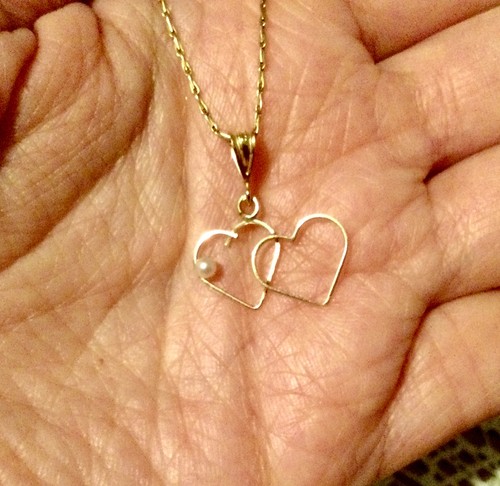 Beau pendentif cœur fin - cœur,
