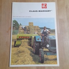 Genuine Tractor brochure Claas striking straw press tractor Hanomag IHC Fendt 