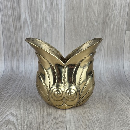 Vintage art deco brass - deco, vase