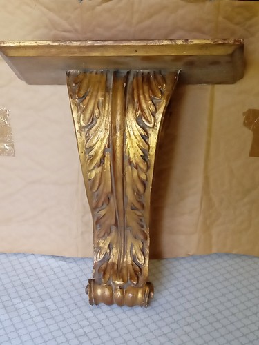 étagère bois doré - Étagère,