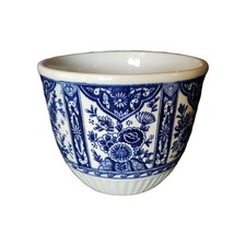  Boch Royal Sphinx Blue & White Ceramic Pottery Vase in Delft Design