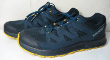Salomon Hommes Basket Extérieur Randonnée Basses Bleu - Jaune Taille 9/43