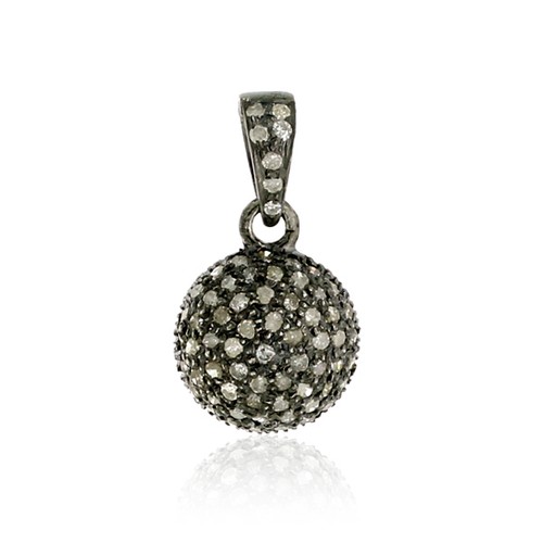 Breloque boule diamant - , en