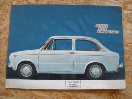 Brochure catalogue fiat 850 - brochure,