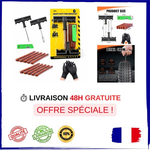 Kit anti crevaison pneu - kit,